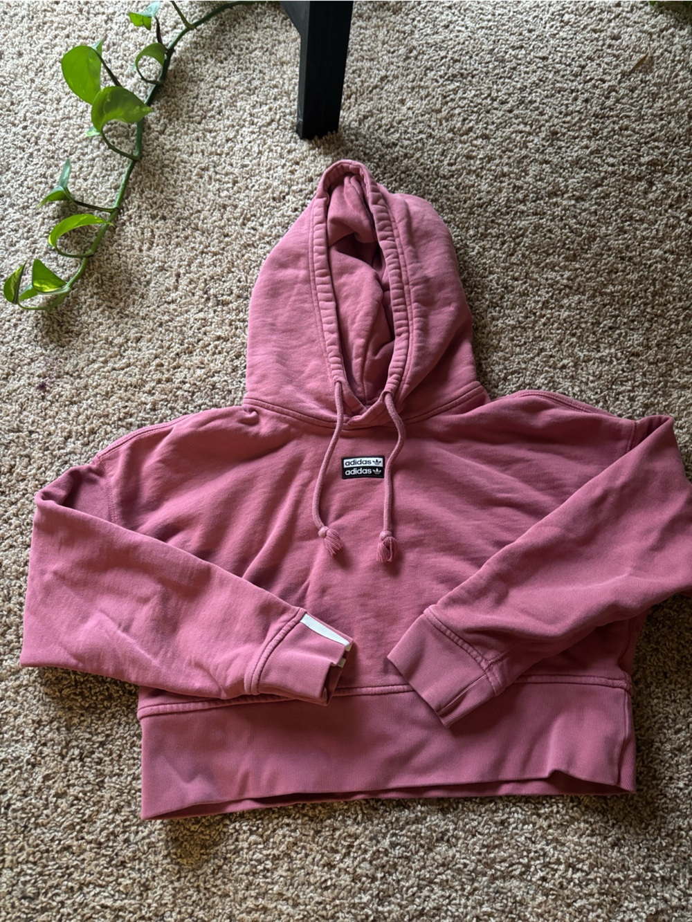 adidas Women's Dusty Rose Pullover Hoodie